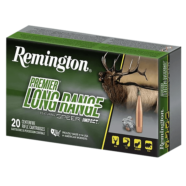Remington Ammunition Premier Long Range 6.5PRC 140gr Speer Impact 20 Per Box Remington Ammunition Premier Long Range 6.5PRC 140gr Speer Impact 20 Per Box