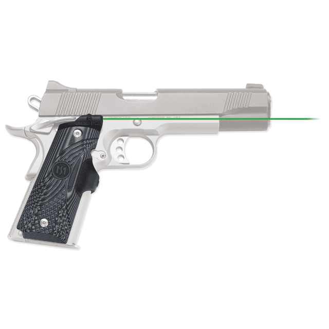 Crimson Trace 0155201 Lasergrips Master Series Fits 1911 Full-Size, Green Laser Black/Gray G10 Crimson Trace 0155201 Lasergrips Master Series Fits 1911 Full-Size, Green Laser Black/Gray G10