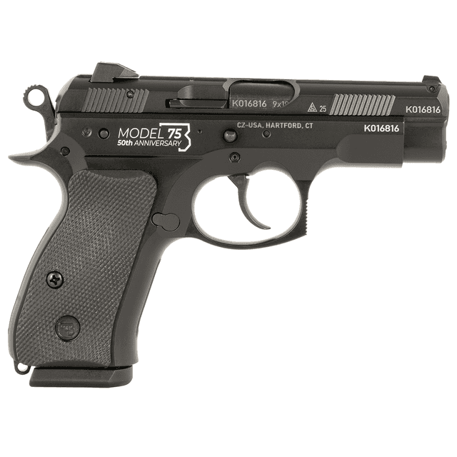 CZ-USA 01132 CZ 75 D 50th Anniversary Compact Frame 9mm Luger 10+1 Pistol CZ-USA 01132 CZ 75 D 50th Anniversary Compact Frame 9mm Luger 10+1 Pistol