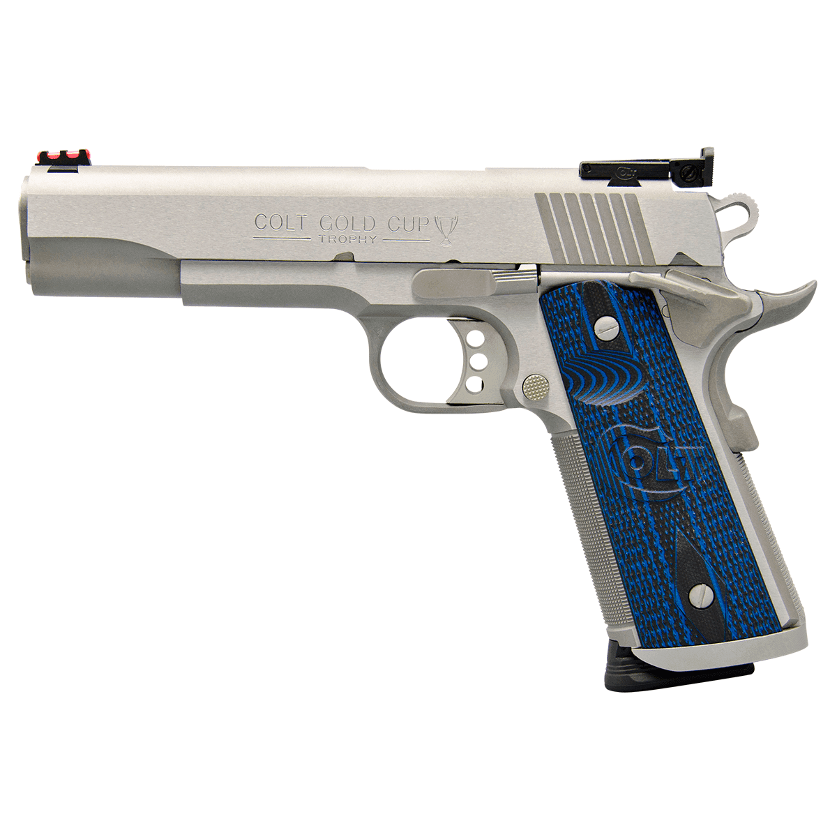 Colt O5073XE Gold Cup Trophy 38 Super 9+1 5" Stainless National Match Pistol Colt O5073XE Gold Cup Trophy 38 Super 9+1 5" Stainless National Match Pistol