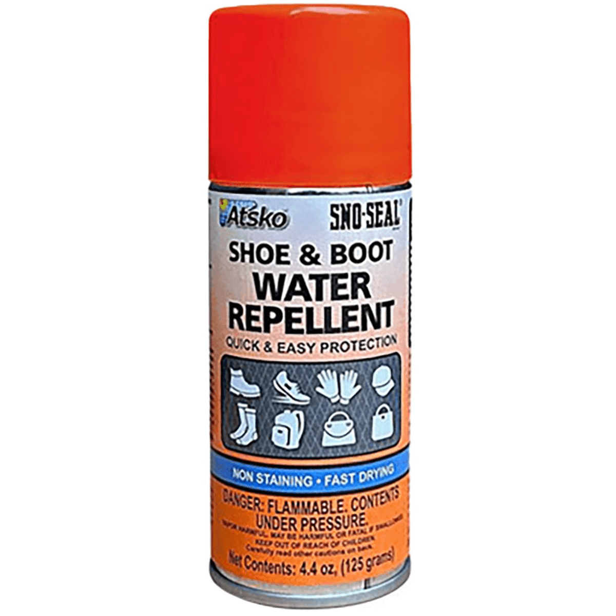 Atsko Water Repellent, Shoe/Boot 4 oz Aerosol Water Resistant - 13366 Atsko Water Repellent, Shoe/Boot 4 oz Aerosol Water Resistant - 13366