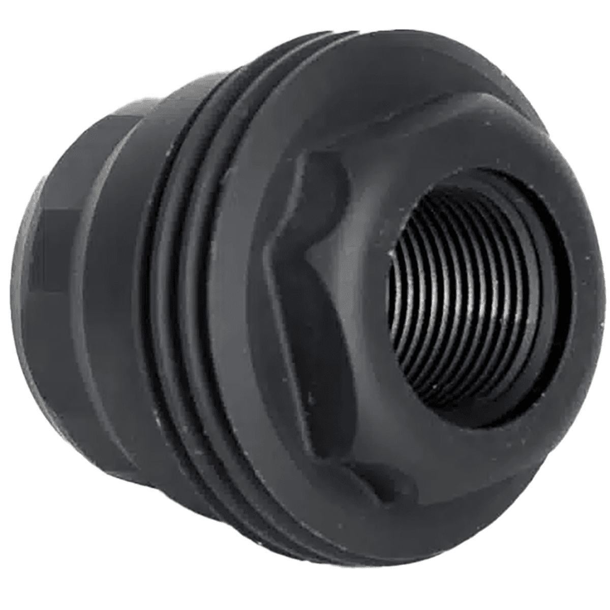 JK Armament HD Minimalist, Black Nitride 17-4 Stainless Steel 5/8×24 TPI .45 Cal - JKMDMDM24 JK Armament HD Minimalist, Black Nitride 17-4 Stainless Steel 5/8×24 TPI .45 Cal - JKMDMDM24