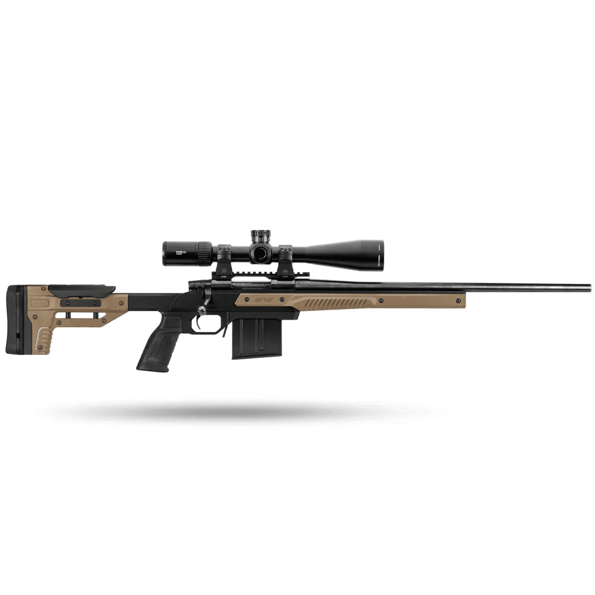 Mdt Sporting Goods Inc Oryx Sportsman Rifle Chassis, 32.25" Flat Dark Earth Aluminum Adjustable Buttstock AR15 Grips ARCA Rails Ruger American/ Short Action - 103725FDE Mdt Sporting Goods Inc Oryx Sportsman Rifle Chassis, 32.25" Flat Dark Earth Aluminum Adjustable Buttstock AR15 Grips ARCA Rails Ruger American/ Short Action - 103725FDE