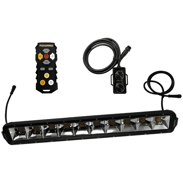 FOXPRO Mudcutter Light Kit, Black Variable Color Hue Between 2000K to 6000K (Full White to Full Amber) Waterproof - MUDCTKIT FOXPRO Mudcutter Light Kit, Black Variable Color Hue Between 2000K to 6000K (Full White to Full Amber) Waterproof - MUDCTKIT