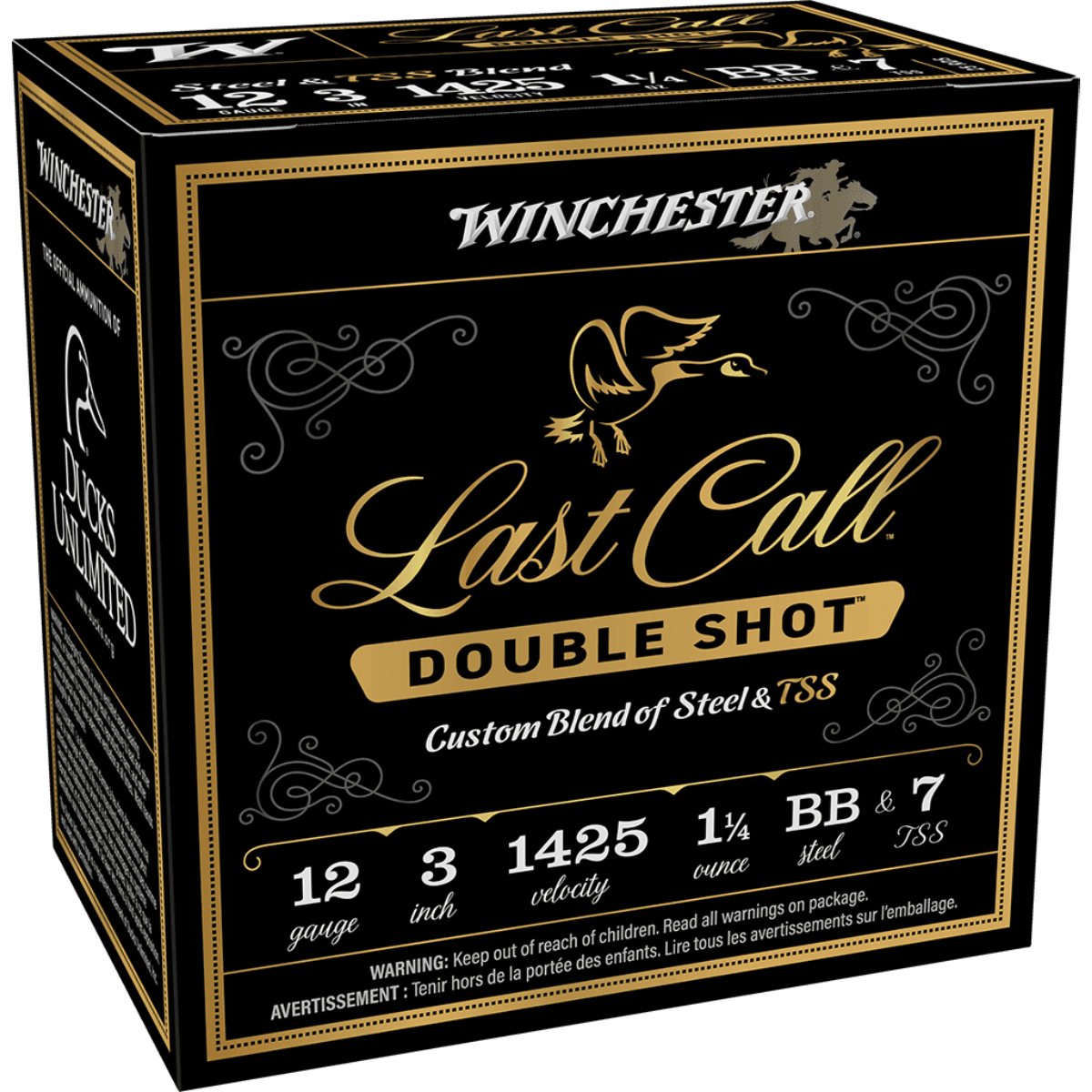 Winchester Ammo Last Call Double Shot 12 Gauge 3" 1.25 oz BBSteel/7TSS Shot 25 Per Box Winchester Ammo Last Call Double Shot 12 Gauge 3" 1.25 oz BBSteel/7TSS Shot 25 Per Box