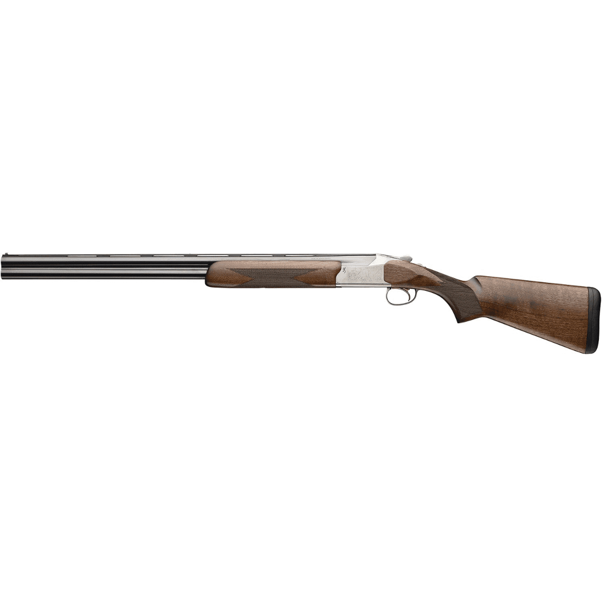 Browning Citori 825 Shotgun, 26" Polished Blued Over/Under Vent Rib Barrel 3" Chamber Silver Nitride Stainless Steel Receiver Fixed Black Walnut Stock Break Open 2rd 12 Gauge - 0183463005 Browning Citori 825 Shotgun, 26" Polished Blued Over/Under Vent Rib Barrel 3" Chamber Silver Nitride Stainless Steel Receiver Fixed Black Walnut Stock Break Open 2rd 12 Gauge - 0183463005