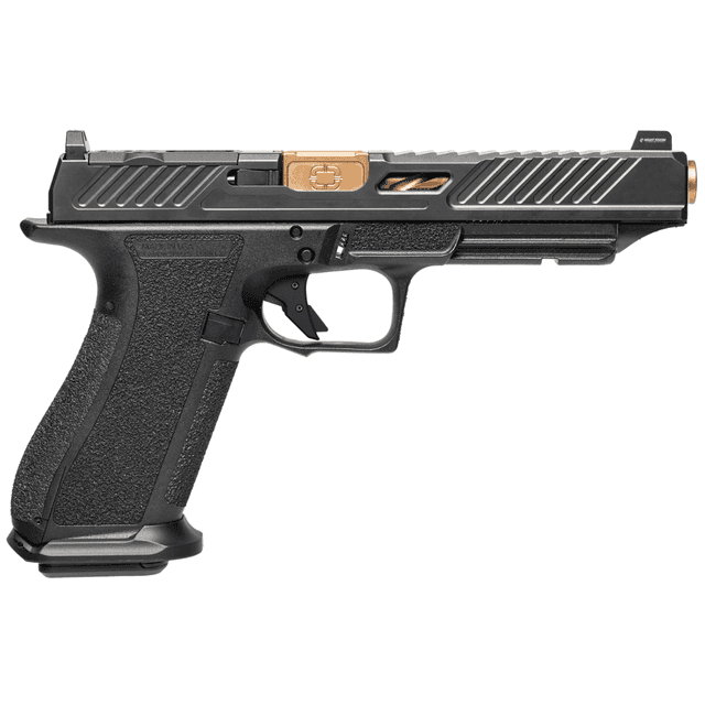 Shadow Systems DR920L Elite Pistol, 4.50" Bronze TICN Match Grade/Spiral Fluted Barrel & Black Nitride Long/Optic Cut/Serrated/Window Cut Stainless Steel Slide Black Polymer Frame w/Beavertail & Picatinny Rail Full Size 17+1rd 9mm Luger - SS-2027 Shadow Systems DR920L Elite Pistol, 4.50" Bronze TICN Match Grade/Spiral Fluted Barrel & Black Nitride Long/Optic Cut/Serrated/Window Cut Stainless Steel Slide Black Polymer Frame w/Beavertail & Picatinny Rail Full Size 17+1rd 9mm Luger - SS-2027
