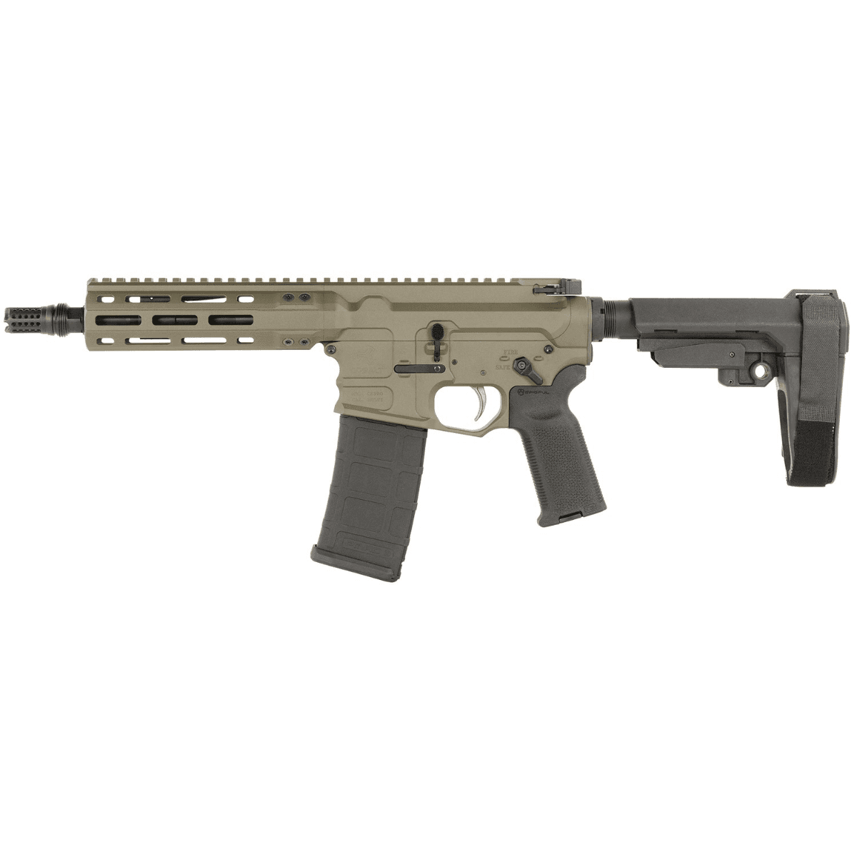 Cobalt Kinetics Pro Light Rifle, 7.50" Black Melonite Barrel CK Green Aluminum Picatinny Rail Receiver Polymer SB Tactical SBA3 Brace Black Polymer Grip 300 Blackout - CKPROLITE30075CKG Cobalt Kinetics Pro Light Rifle, 7.50" Black Melonite Barrel CK Green Aluminum Picatinny Rail Receiver Polymer SB Tactical SBA3 Brace Black Polymer Grip 300 Blackout - CKPROLITE30075CKG