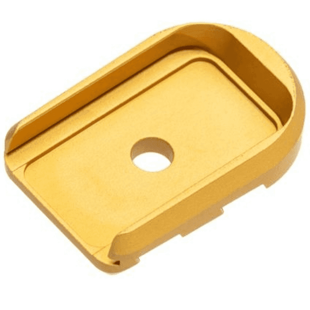 Tyrant CNC P365-XMACRO Base Plate, Gold Compatible w/ 17-Round XMacro Mags - TDP365BPMACROGOLD Tyrant CNC P365-XMACRO Base Plate, Gold Compatible w/ 17-Round XMacro Mags - TDP365BPMACROGOLD