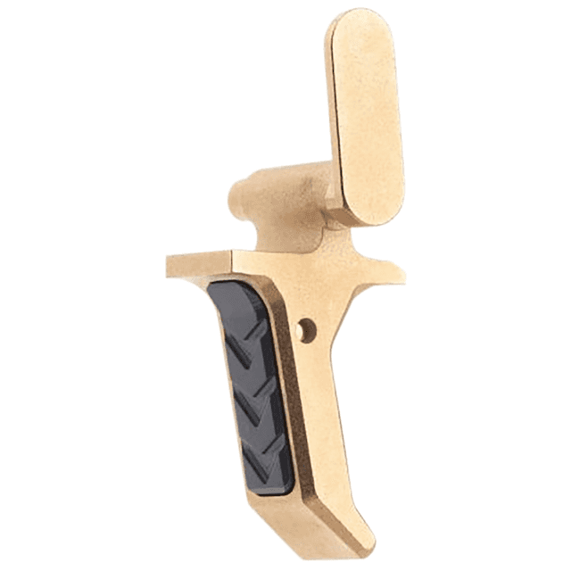 Tyrant CNC P320 Trigger, Aluminum Gold/Black Fits Sig P320 - TDP320TRIGGOLDBLACK Tyrant CNC P320 Trigger, Aluminum Gold/Black Fits Sig P320 - TDP320TRIGGOLDBLACK