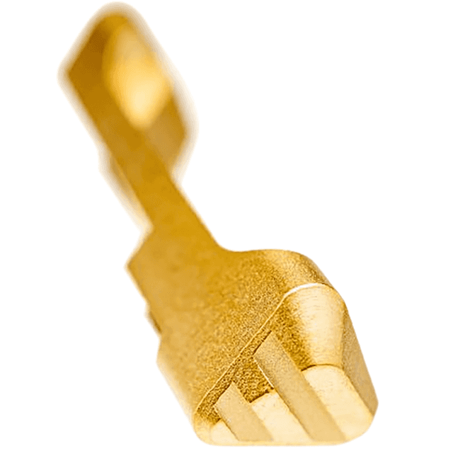Tyrant CNC Extended Magazine Release, Gold Steel Ambidextrous Fits Sig P320 - TDP320EGOLD Tyrant CNC Extended Magazine Release, Gold Steel Ambidextrous Fits Sig P320 - TDP320EGOLD