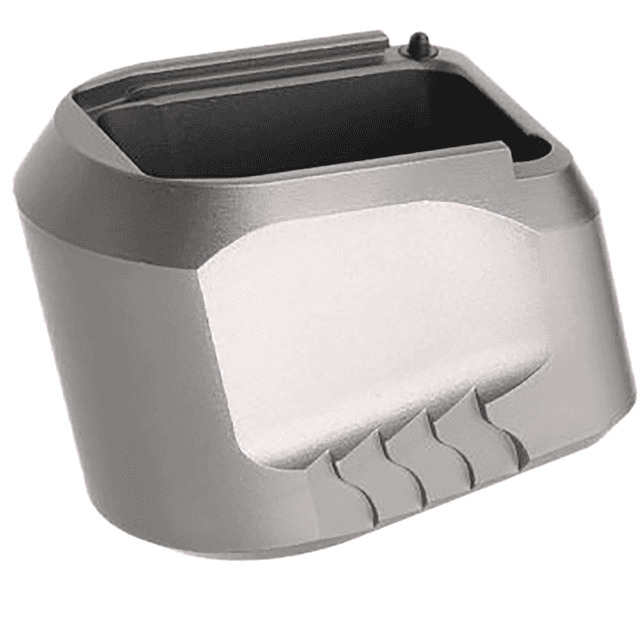Tyrant CNC Magazine Extension, Grey Aluminum 5rd Compatible w/ Full-Size M&P 1.0/2.0 Frames Fits S&W M&P 9/40 - TDMPMAGEXFSGREY Tyrant CNC Magazine Extension, Grey Aluminum 5rd Compatible w/ Full-Size M&P 1.0/2.0 Frames Fits S&W M&P 9/40 - TDMPMAGEXFSGREY