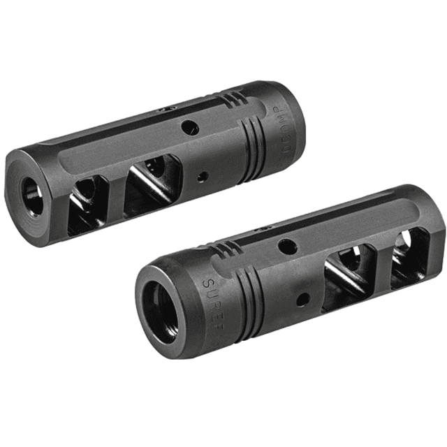 SureFire ProComp Muzzle Brake, Black Nitride Steel w/ 5/8"-24 tpi Threads & 2.70" OAL for 7.62mm AR-10 - PROCOMP762 SureFire ProComp Muzzle Brake, Black Nitride Steel w/ 5/8"-24 tpi Threads & 2.70" OAL for 7.62mm AR-10 - PROCOMP762