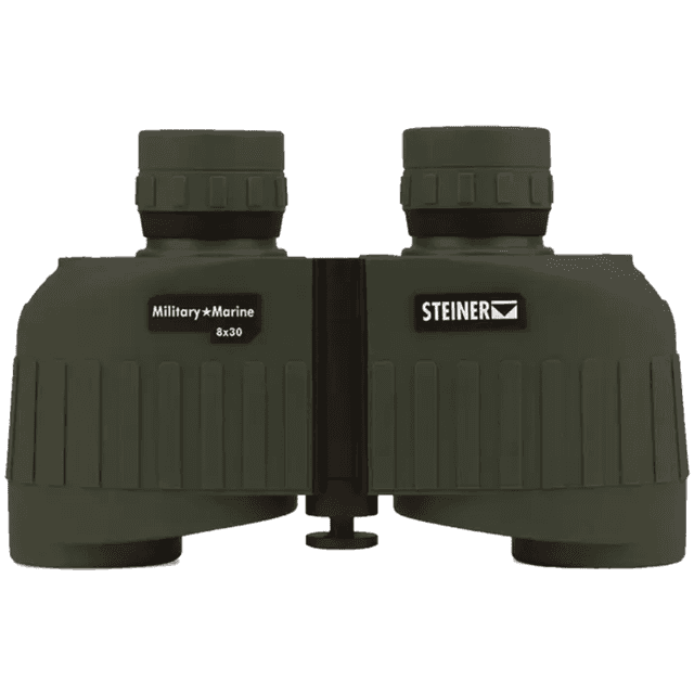 Steiner Military-Marine Binocular, 8x30mm Porro Prism Sports-Auto Focus OD Green Makrolon w/Rubber Armor Fog / Waterproof - 2033 Steiner Military-Marine Binocular, 8x30mm Porro Prism Sports-Auto Focus OD Green Makrolon w/Rubber Armor Fog / Waterproof - 2033