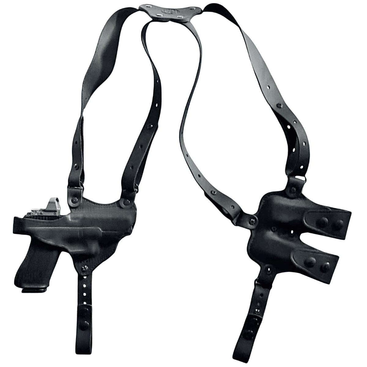 1791 Gunleather Optic Ready Shoulder Holster, Black Shoulder Horizontal Right Hand Fits Sig P320 - NSS2.4SBLHR 1791 Gunleather Optic Ready Shoulder Holster, Black Shoulder Horizontal Right Hand Fits Sig P320 - NSS2.4SBLHR