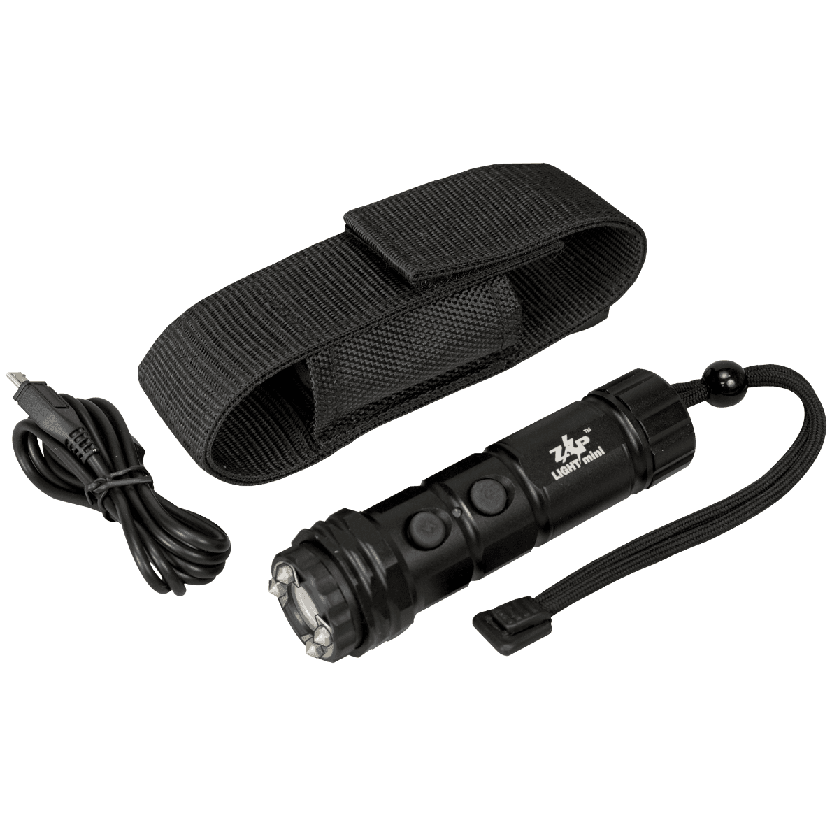 Zap Mini Stun Gun, Black 800,000 Volts Range of Contact  Includes Nylon Case / Wrist Strap - ZAPLM Zap Mini Stun Gun, Black 800,000 Volts Range of Contact  Includes Nylon Case / Wrist Strap - ZAPLM