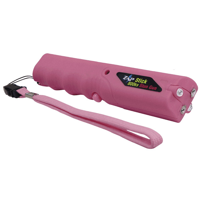 Zap Zap Stick Stun Gun, Pink Plastic 800,000 Volts Range of Contact - ZAPSTK800FP Zap Zap Stick Stun Gun, Pink Plastic 800,000 Volts Range of Contact - ZAPSTK800FP