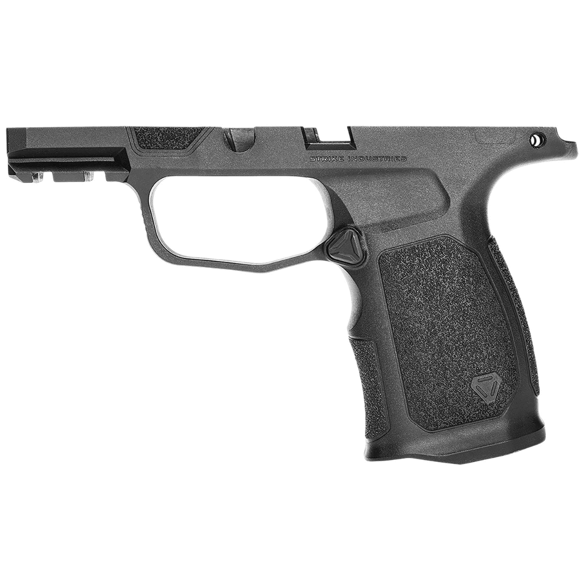 Strike Industries Enhanced Grip Module, Black Polymer Dynamic Control Built-in Flared Magwell Fits Sig P365 - SEGM-P365-BK Strike Industries Enhanced Grip Module, Black Polymer Dynamic Control Built-in Flared Magwell Fits Sig P365 - SEGM-P365-BK