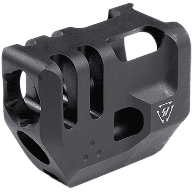 Strike Industries Mass Driver Compensator, Black Precision CNC Machined Eliminates the Need for Threaded Barrels Fits GEN3 Glock - G3-MDCOMP-S Strike Industries Mass Driver Compensator, Black Precision CNC Machined Eliminates the Need for Threaded Barrels Fits GEN3 Glock - G3-MDCOMP-S
