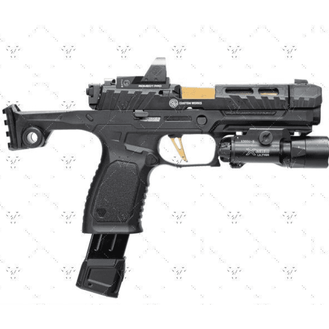 Strike Industries Strike Modular Chassis (SMC) Bravo, Black Polymer Extreme Built-In Magwell Extended Front Picatinny Rail for Sig Sauer P320 Fits 9mm / 357Sig / 40S&W - SMC-B-P320-S-BK Strike Industries Strike Modular Chassis (SMC) Bravo, Black Polymer Extreme Built-In Magwell Extended Front Picatinny Rail for Sig Sauer P320 Fits 9mm / 357Sig / 40S&W - SMC-B-P320-S-BK