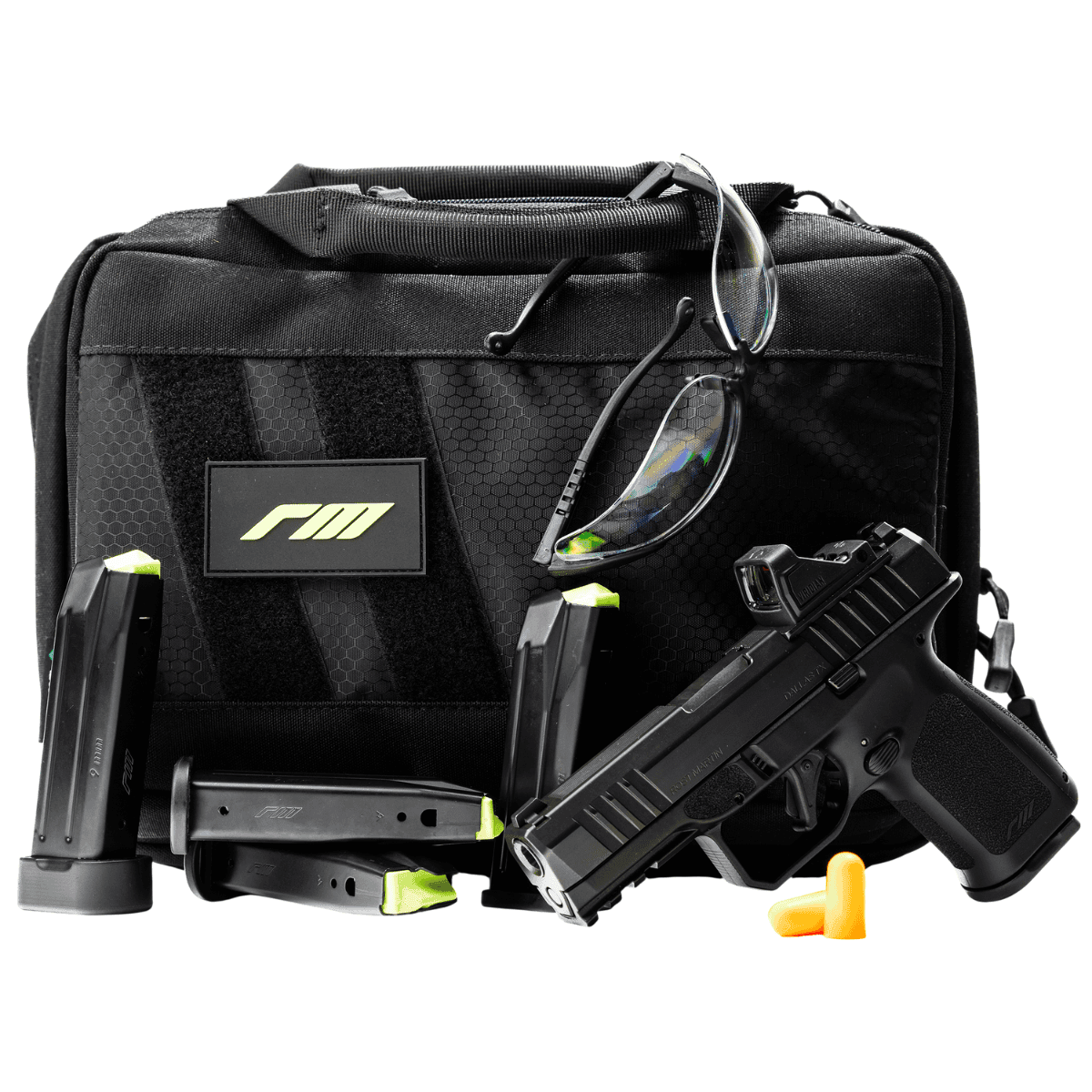 Rost Martin RM1C Pistol, Black 4" Hammer-Forged Barrel Front & Rear Slide Serrations Signature RGT Grip Optic-Ready 17+1rd 9mm Luger - RM1CBLKOSPRR Rost Martin RM1C Pistol, Black 4" Hammer-Forged Barrel Front & Rear Slide Serrations Signature RGT Grip Optic-Ready 17+1rd 9mm Luger - RM1CBLKOSPRR