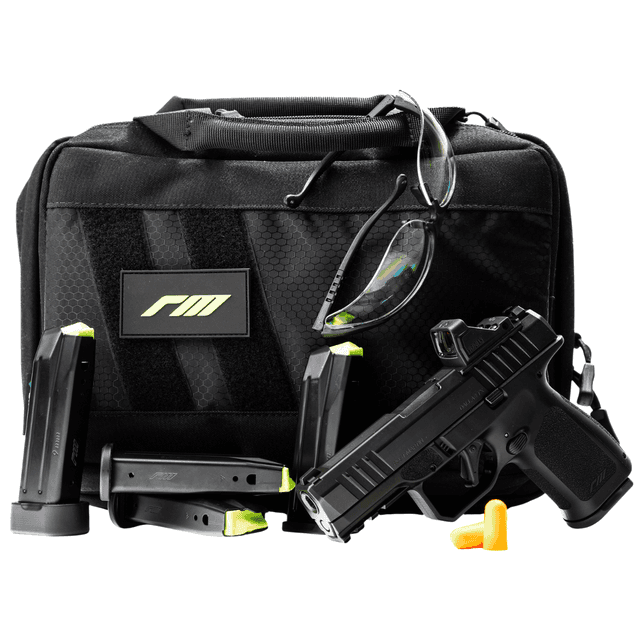 Rost Martin RM1C Pistol, Black 4" Hammer-Forged Barrel Front & Rear Slide Serrations Signature RGT Grip Optic-Ready 17+1rd 9mm Luger - RM1CBLKOSPRR Rost Martin RM1C Pistol, Black 4" Hammer-Forged Barrel Front & Rear Slide Serrations Signature RGT Grip Optic-Ready 17+1rd 9mm Luger - RM1CBLKOSPRR