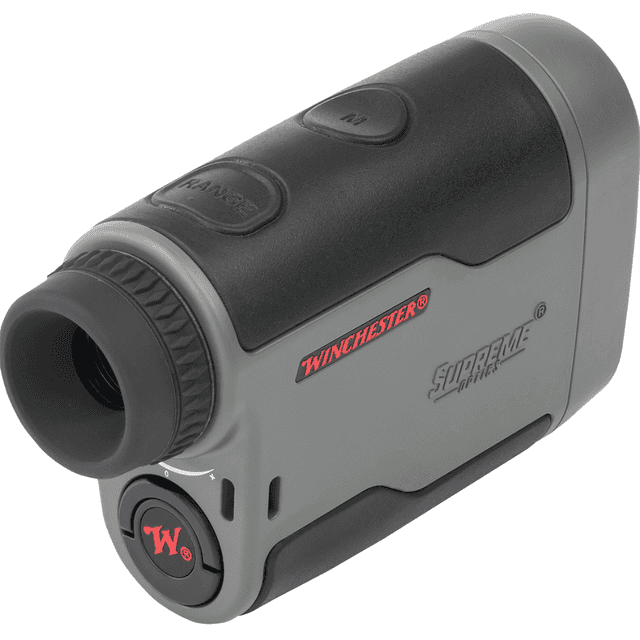 Winchester Optics Supreme W7x24mm Laser Rangefinder, 7x Black/Gray Maximum Range 3000 yds Water / Weatherproof - SPRM11-7X24 Winchester Optics Supreme W7x24mm Laser Rangefinder, 7x Black/Gray Maximum Range 3000 yds Water / Weatherproof - SPRM11-7X24
