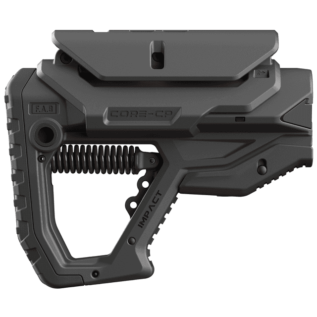 FAB Defense GL-CORE IMPACT Buttstock, Black Synthetic Stock Rubber Buttpad Fits AR-15 / M4 - FXCIMPACTCPB FAB Defense GL-CORE IMPACT Buttstock, Black Synthetic Stock Rubber Buttpad Fits AR-15 / M4 - FXCIMPACTCPB