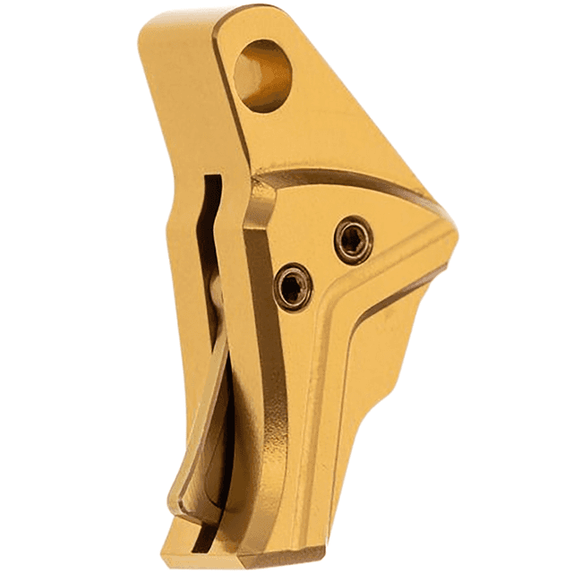 Tyrant CNC I.T.T.S Trigger, Gold Aluminum / Steel Fits Glock Gen5 - TDGTRIG5GOLDGOLD Tyrant CNC I.T.T.S Trigger, Gold Aluminum / Steel Fits Glock Gen5 - TDGTRIG5GOLDGOLD