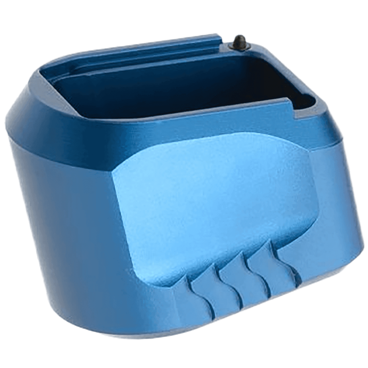 Tyrant CNC Magazine Extension, Blue Aluminum 5rd Compatible w/ Full-Size M&P 1.0/2.0 frames Fits S&W M&P 9/40 - TDMPMAGEXFSBLUE Tyrant CNC Magazine Extension, Blue Aluminum 5rd Compatible w/ Full-Size M&P 1.0/2.0 frames Fits S&W M&P 9/40 - TDMPMAGEXFSBLUE