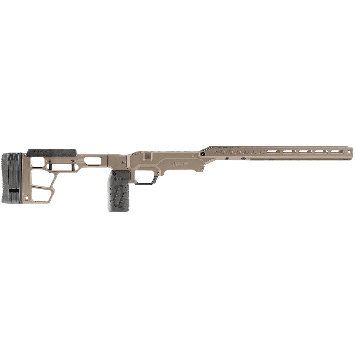 Mdt Sporting Goods Inc The Competitor LSS Gen3 Chassis, FDE SRS-X Lite Buttstock Adjustable LOP V-Block Aluminum Bedding Competition Forend 10” Integrated ARCA Rail AICS Magazine Compatible Fits Remington 700 Short Action - 114633FDE Mdt Sporting Goods Inc The Competitor LSS Gen3 Chassis, FDE SRS-X Lite Buttstock Adjustable LOP V-Block Aluminum Bedding Competition Forend 10” Integrated ARCA Rail AICS Magazine Compatible Fits Remington 700 Short Action - 114633FDE