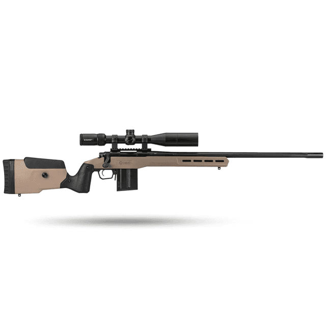 Mdt Sporting Goods Inc Field Stock Chassis System, FDE Overmolded Polymer Body Free Floating Barrel Aluminum Bedding Adjustable Cheek Riser Spacer-Adjustable LOP AICS Magazine Compatible Magazine Latch Fits Savage Axis Short Action - 108682FDE Mdt Sporting Goods Inc Field Stock Chassis System, FDE Overmolded Polymer Body Free Floating Barrel Aluminum Bedding Adjustable Cheek Riser Spacer-Adjustable LOP AICS Magazine Compatible Magazine Latch Fits Savage Axis Short Action - 108682FDE