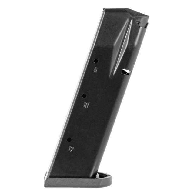 Mec-Gar Standard 17rd 9mm Luger Fits Tanfoglio Witness Small Frame Blued w/Anti-Friction Coating Carbon Steel Mec-Gar Standard 17rd 9mm Luger Fits Tanfoglio Witness Small Frame Blued w/Anti-Friction Coating Carbon Steel