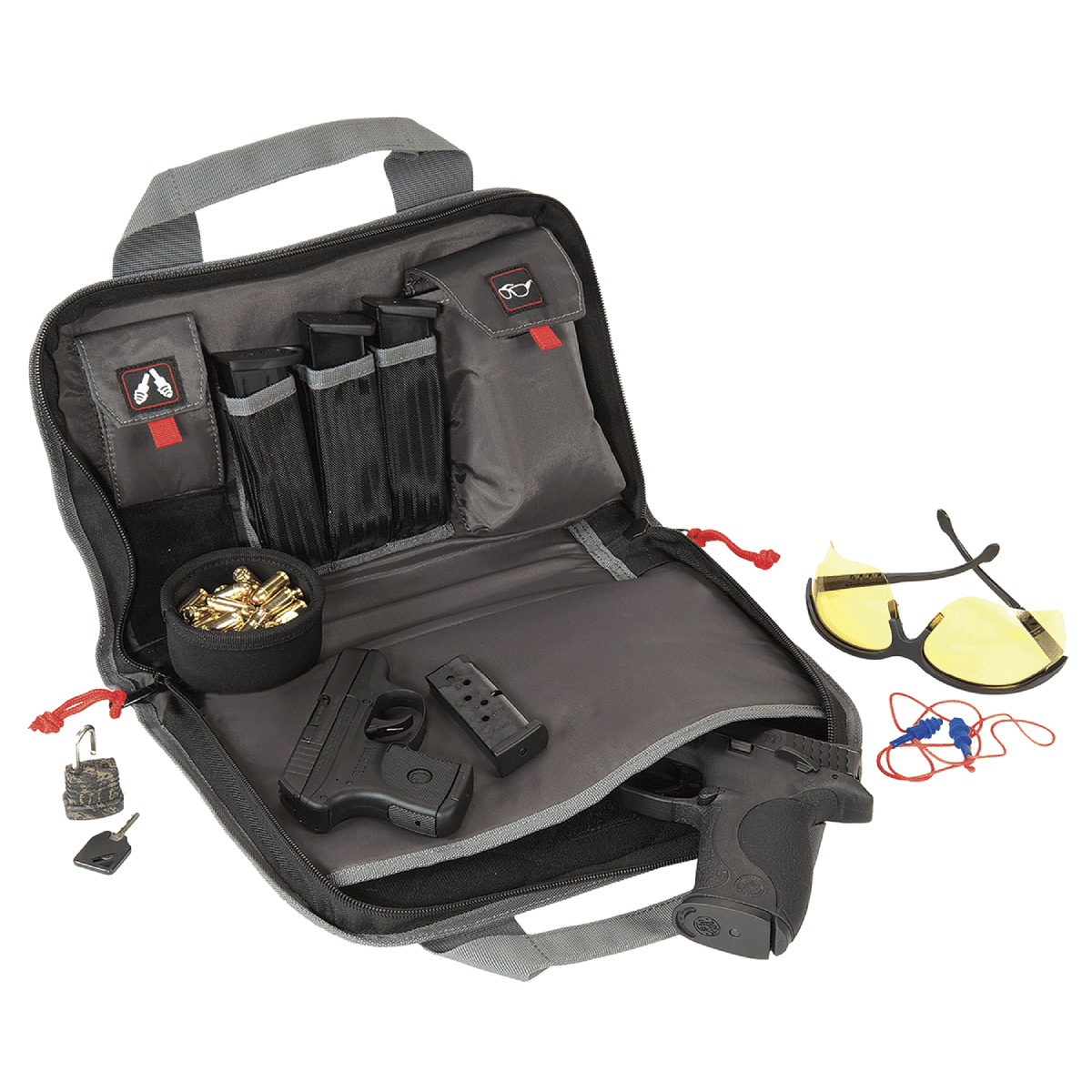 GPS Bags Double Black Nylon w/ Visual ID Storage System GPS Bags Double Black Nylon w/ Visual ID Storage System