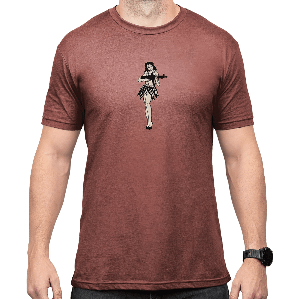 Magpul Hula Girl Redrock Heather Cotton/Polyester Short Sleeve 2XL Magpul Hula Girl Redrock Heather Cotton/Polyester Short Sleeve 2XL