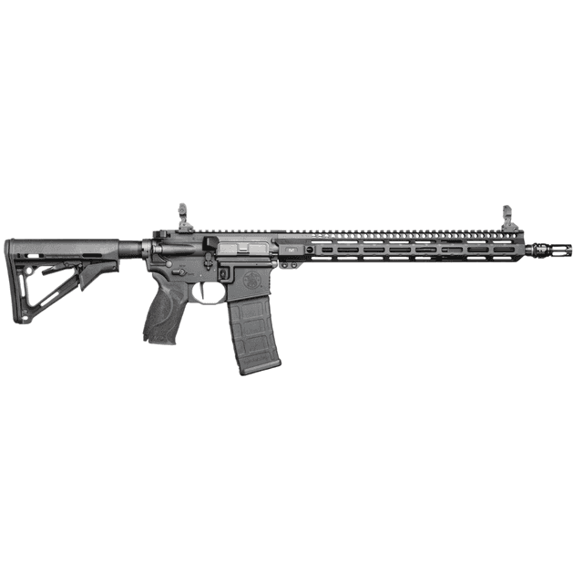 Smith & Wesson M&P15 Axe Rifle, 16.10" Black Armornite Threaded Barrel Black Anodized Aluminum Receiver w/Picatinny Rail M-LOK Handguard Magpul CTR Black Polymer Stock Interchangeable Backstrap Grip Ambidextrous 30+1rd 223 Rem/5.56 - 13665 Smith & Wesson M&P15 Axe Rifle, 16.10" Black Armornite Threaded Barrel Black Anodized Aluminum Receiver w/Picatinny Rail M-LOK Handguard Magpul CTR Black Polymer Stock Interchangeable Backstrap Grip Ambidextrous 30+1rd 223 Rem/5.56 - 13665