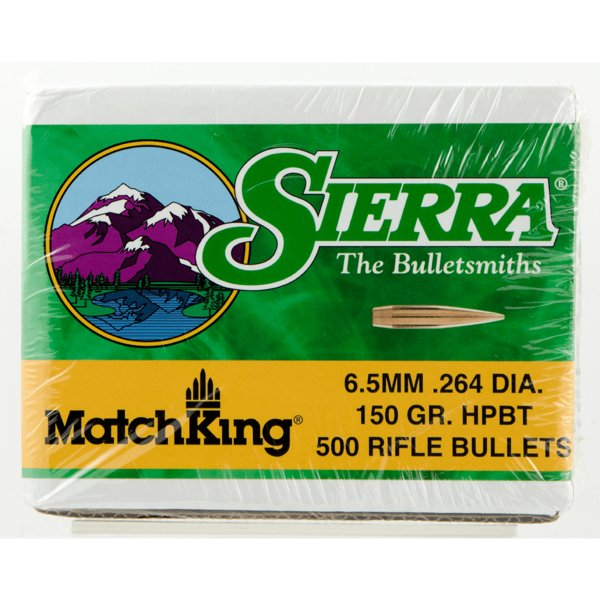 Sierra MatchKing 6.5 Creedmoor 150gr Hollow Point Boat Tail 500/Box Sierra MatchKing 6.5 Creedmoor 150gr Hollow Point Boat Tail 500/Box