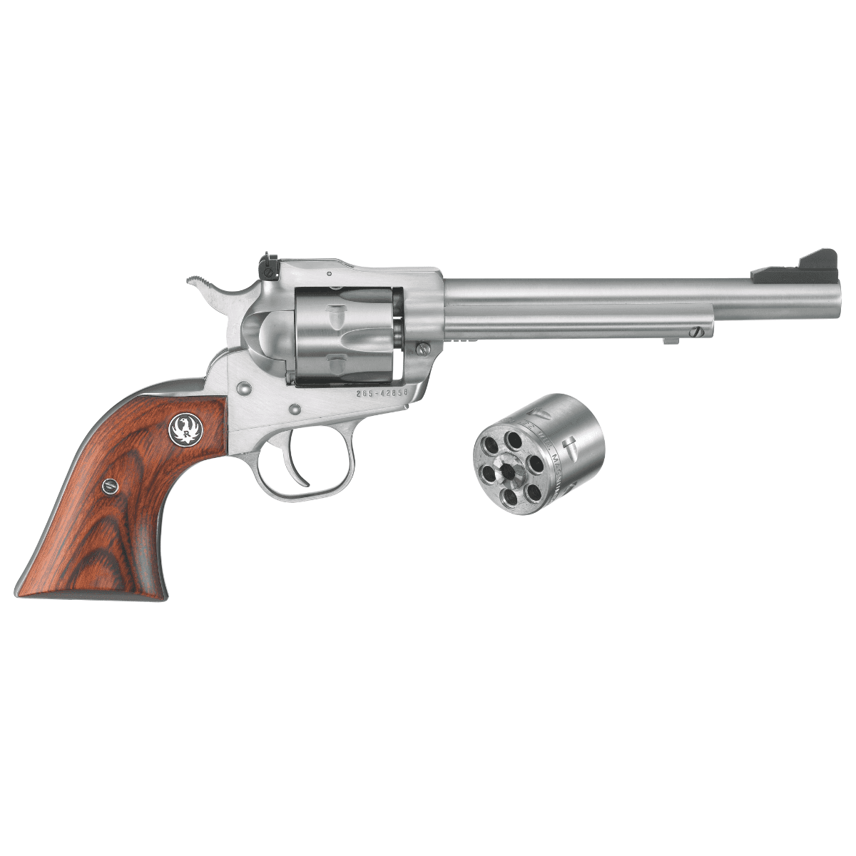 Ruger Single-Six Convertible Revolver, 6.50" Satin Stainless Steel Barrel Cylinder & Frame Hardwood Grip Transfer Bar Safety Exposed Hammer 6rd 22 LR - 22 WMR - 0626 Ruger Single-Six Convertible Revolver, 6.50" Satin Stainless Steel Barrel Cylinder & Frame Hardwood Grip Transfer Bar Safety Exposed Hammer 6rd 22 LR - 22 WMR - 0626