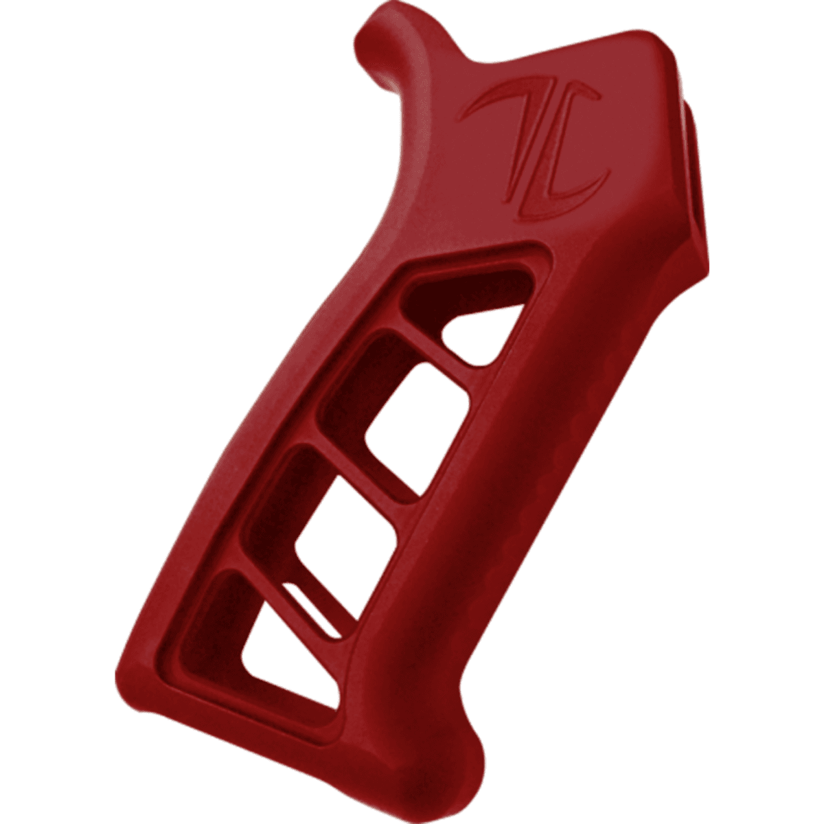 Timber Creek Outdoors Enforcer AR Pistol Grip, Aluminum Red Anodized with Clear Cerakote Fits AR-Platform - EARPGR Timber Creek Outdoors Enforcer AR Pistol Grip, Aluminum Red Anodized with Clear Cerakote Fits AR-Platform - EARPGR