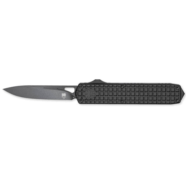 CobraTec Knives Black Mamba Knife, 8.25" OAL Large Plain Black TiCN D2 Steel Blade/4.75" Black Textured Aluminum Handle - CTBM CobraTec Knives Black Mamba Knife, 8.25" OAL Large Plain Black TiCN D2 Steel Blade/4.75" Black Textured Aluminum Handle - CTBM