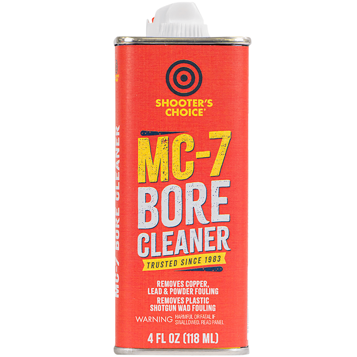 Shooters Choice MC-7 Bore Cleaner, 4oz Universal Cleans / Lubricates / Protects - SHFMC704 Shooters Choice MC-7 Bore Cleaner, 4oz Universal Cleans / Lubricates / Protects - SHFMC704