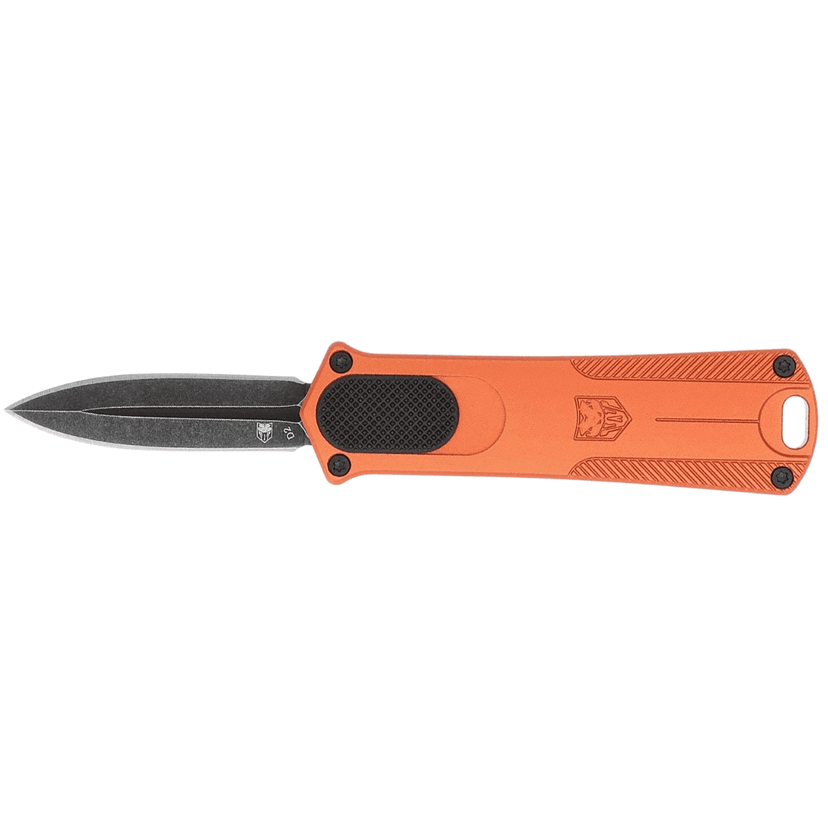 CobraTec Knives 952 Dagger, Orange OTF 1.75″ Stonewashed D2 Steel Blade 6061-T6 Anodized Handle Includes Pocket Clip - 952ORGDAGNS CobraTec Knives 952 Dagger, Orange OTF 1.75″ Stonewashed D2 Steel Blade 6061-T6 Anodized Handle Includes Pocket Clip - 952ORGDAGNS