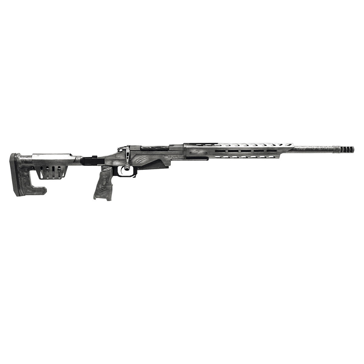 Fierce Firearms FMTR22CM20DGL Reaper MTN 22 Creedmoor 3+1 20" Carbon Fiber Match Grade Threaded Barrel, Distressed Grey Cerakote Fierce Firearms FMTR22CM20DGL Reaper MTN 22 Creedmoor 3+1 20" Carbon Fiber Match Grade Threaded Barrel, Distressed Grey Cerakote