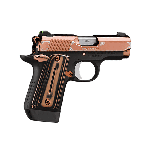 Kimber Mfg, Inc 3300174 Micro 9 9mm Luger 7+1 3.15" Stainless Ramped Steel Barrel, Rose Gold Kimber Mfg, Inc 3300174 Micro 9 9mm Luger 7+1 3.15" Stainless Ramped Steel Barrel, Rose Gold
