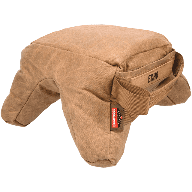 Birchwood Casey Steady-Shot Echo Bag, Tan Wax Canvas Front and Rear Bag Heavyweight Prefilled - BC-BAG-SSEU Birchwood Casey Steady-Shot Echo Bag, Tan Wax Canvas Front and Rear Bag Heavyweight Prefilled - BC-BAG-SSEU