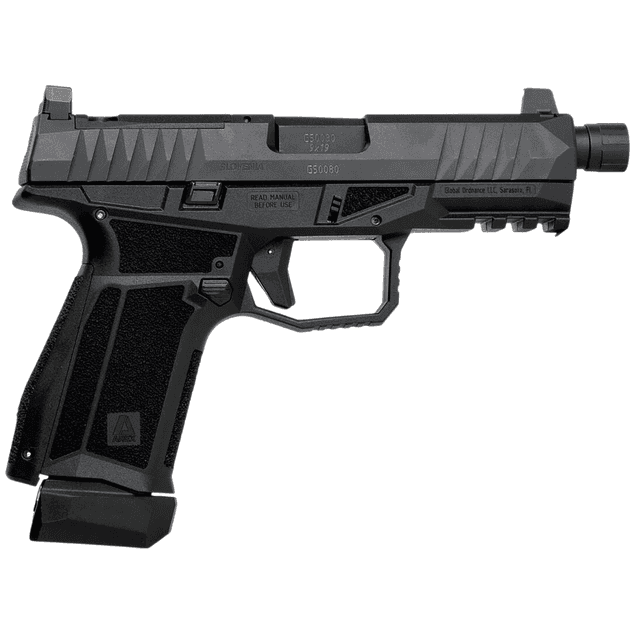 AREX Delta M Gen2 Pistol, 4" Black Threaded Barrel Black Nitride Steel Optic Cut/Serrated Slide Black Polymer Frame w/Picatinny Rail Black Stippled Grip Ambidextrous Compact Frame 15+1rd 9mm Luger - 815537024791 AREX Delta M Gen2 Pistol, 4" Black Threaded Barrel Black Nitride Steel Optic Cut/Serrated Slide Black Polymer Frame w/Picatinny Rail Black Stippled Grip Ambidextrous Compact Frame 15+1rd 9mm Luger - 815537024791