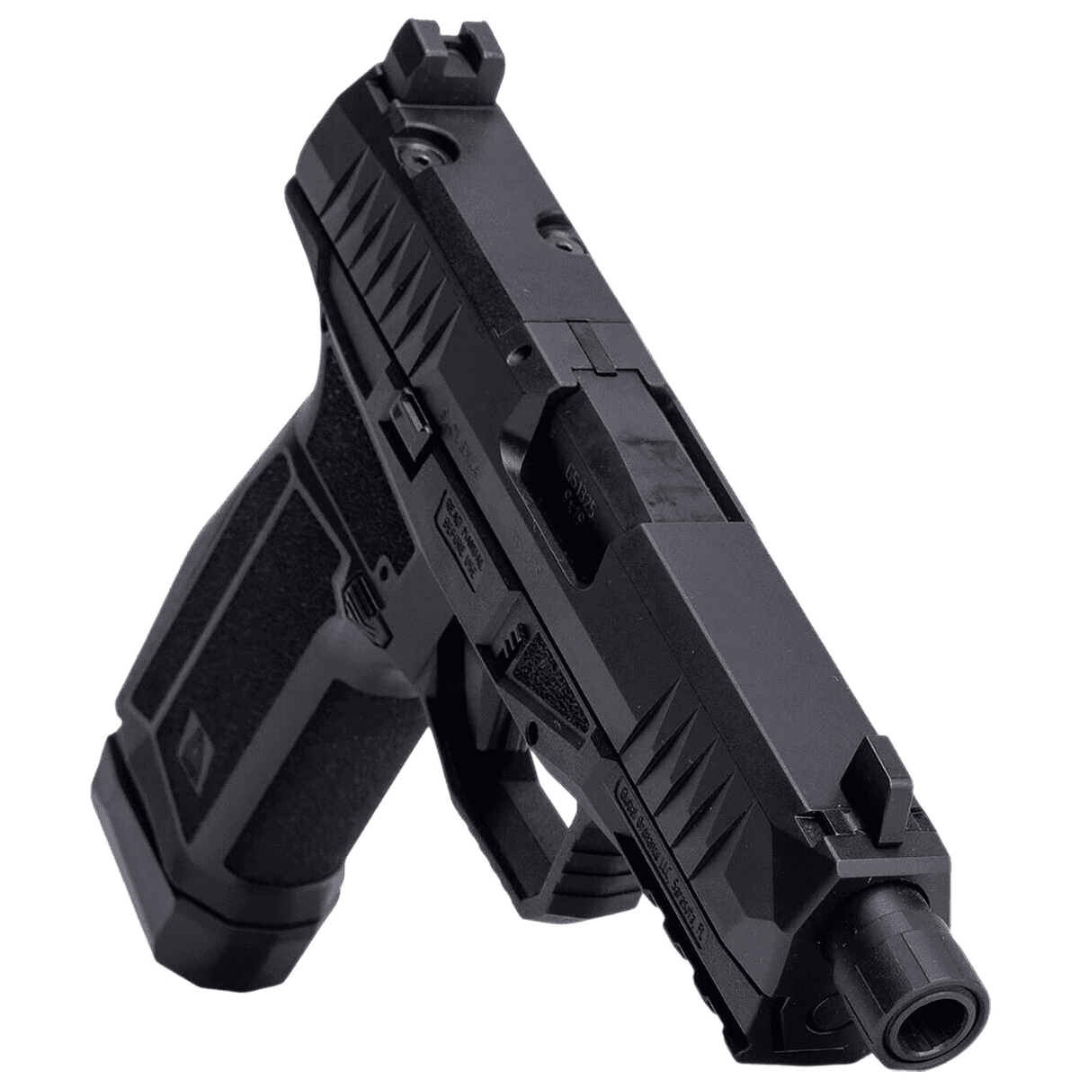AREX Delta X Gen2 Tactical Pistol, 4.60" Black Threaded Barrel Black Nitride Steel Optic Cut/Serrated Slide Black Polymer Frame w/Picatinny Rail Black Stippled Grip Ambidextrous Full Size Frame 17+1rd 9mm Luger - 815537024913 AREX Delta X Gen2 Tactical Pistol, 4.60" Black Threaded Barrel Black Nitride Steel Optic Cut/Serrated Slide Black Polymer Frame w/Picatinny Rail Black Stippled Grip Ambidextrous Full Size Frame 17+1rd 9mm Luger - 815537024913