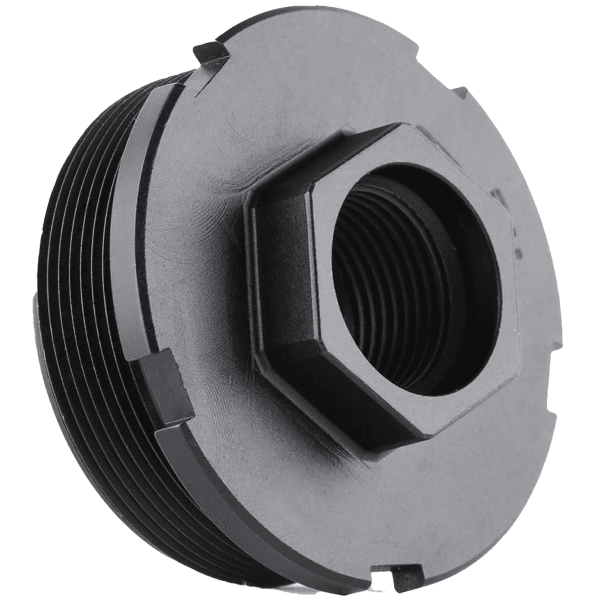 Dead Air HUB Direct Thread Mount, Black Nitride 4140 HT Alloy Steel .578"x28 - LT305 Dead Air HUB Direct Thread Mount, Black Nitride 4140 HT Alloy Steel .578"x28 - LT305