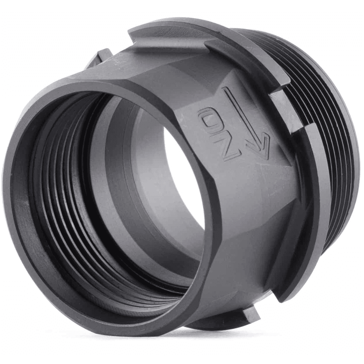 Dead Air Legacy Xeno Adapter, Black Nitride 4140 HT Alloy Steel - DA458 Dead Air Legacy Xeno Adapter, Black Nitride 4140 HT Alloy Steel - DA458