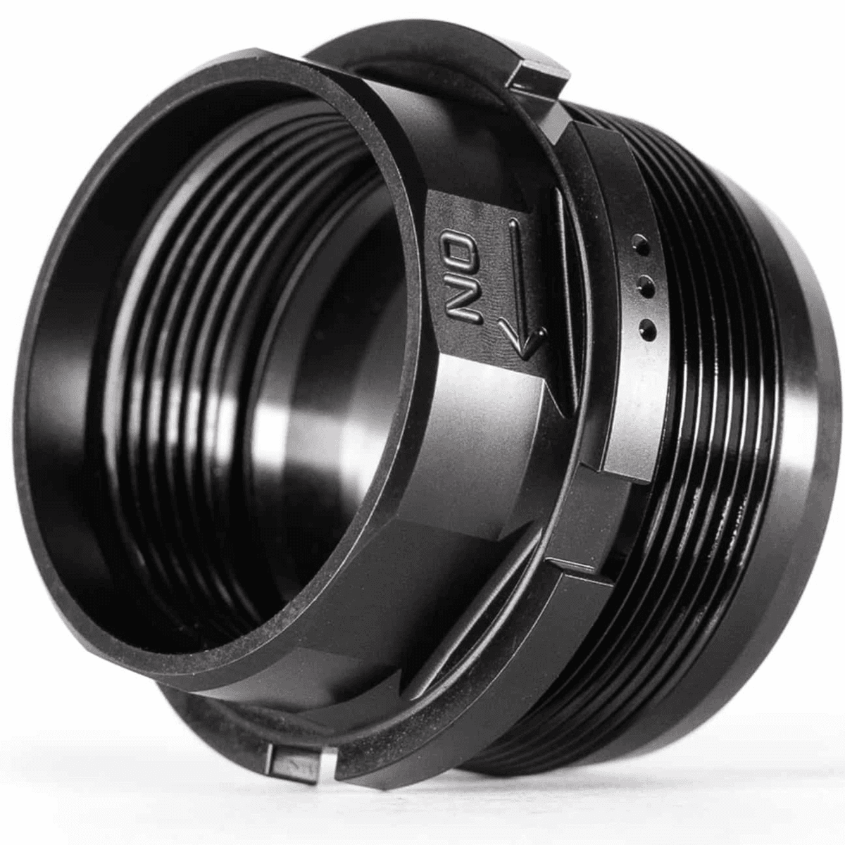 Dead Air XEMAX Adapter, Black Nitride Chromium-Molybdenum Heat Treated Steel - DA456HT Dead Air XEMAX Adapter, Black Nitride Chromium-Molybdenum Heat Treated Steel - DA456HT